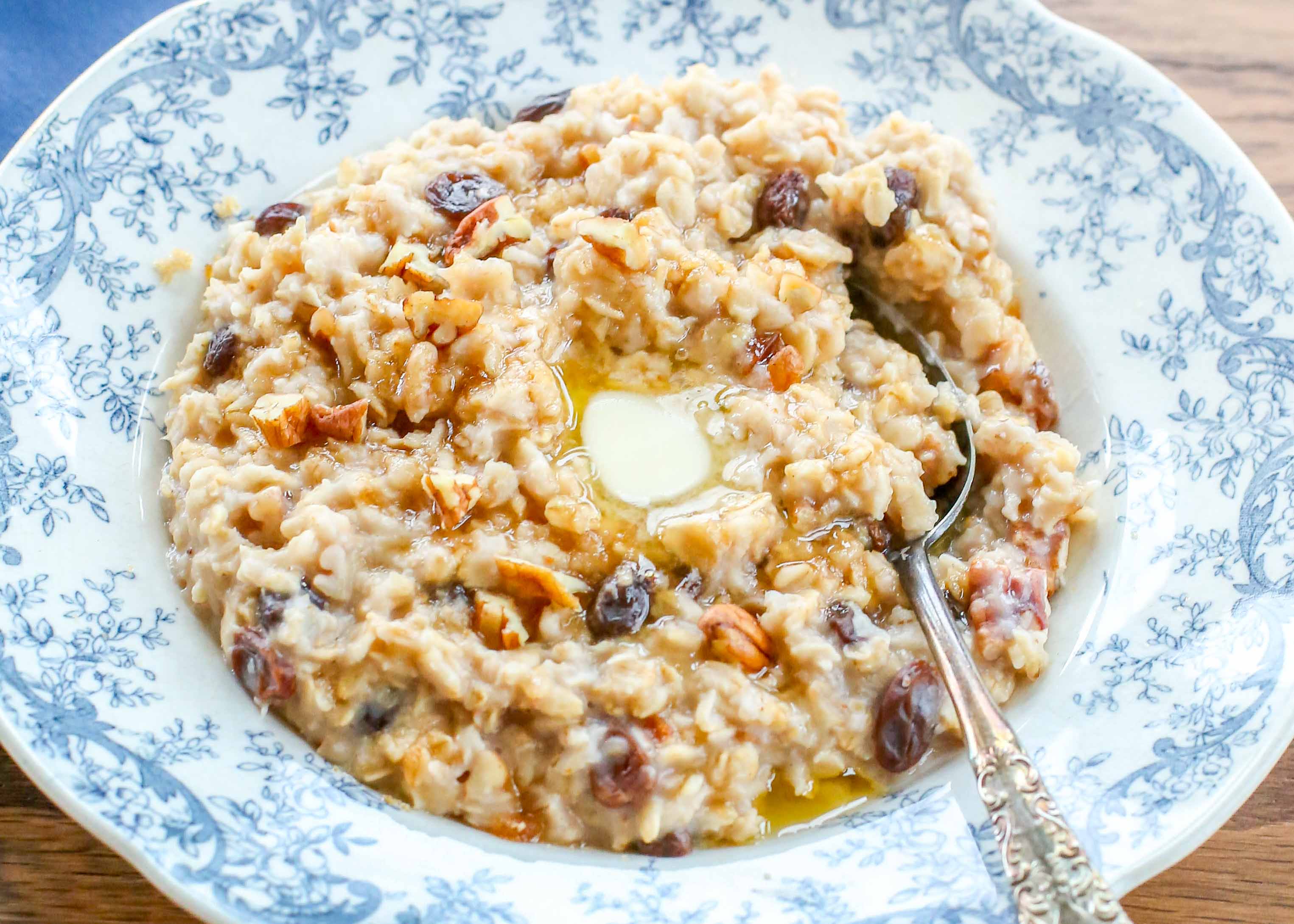 Make Perfect Nutty Raisin Oatmeal: Stovetop vs. Instant